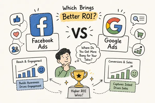 Facebook Ads vs Google Ads: Which Wins in Bangladesh?