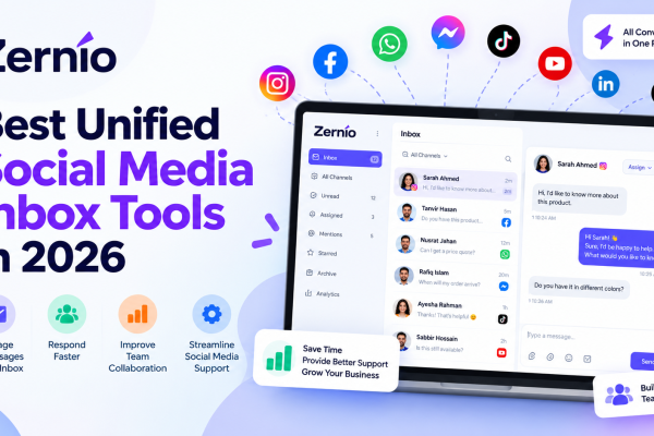 Zernio : Best Unified Social Media Inbox Tools in 2026